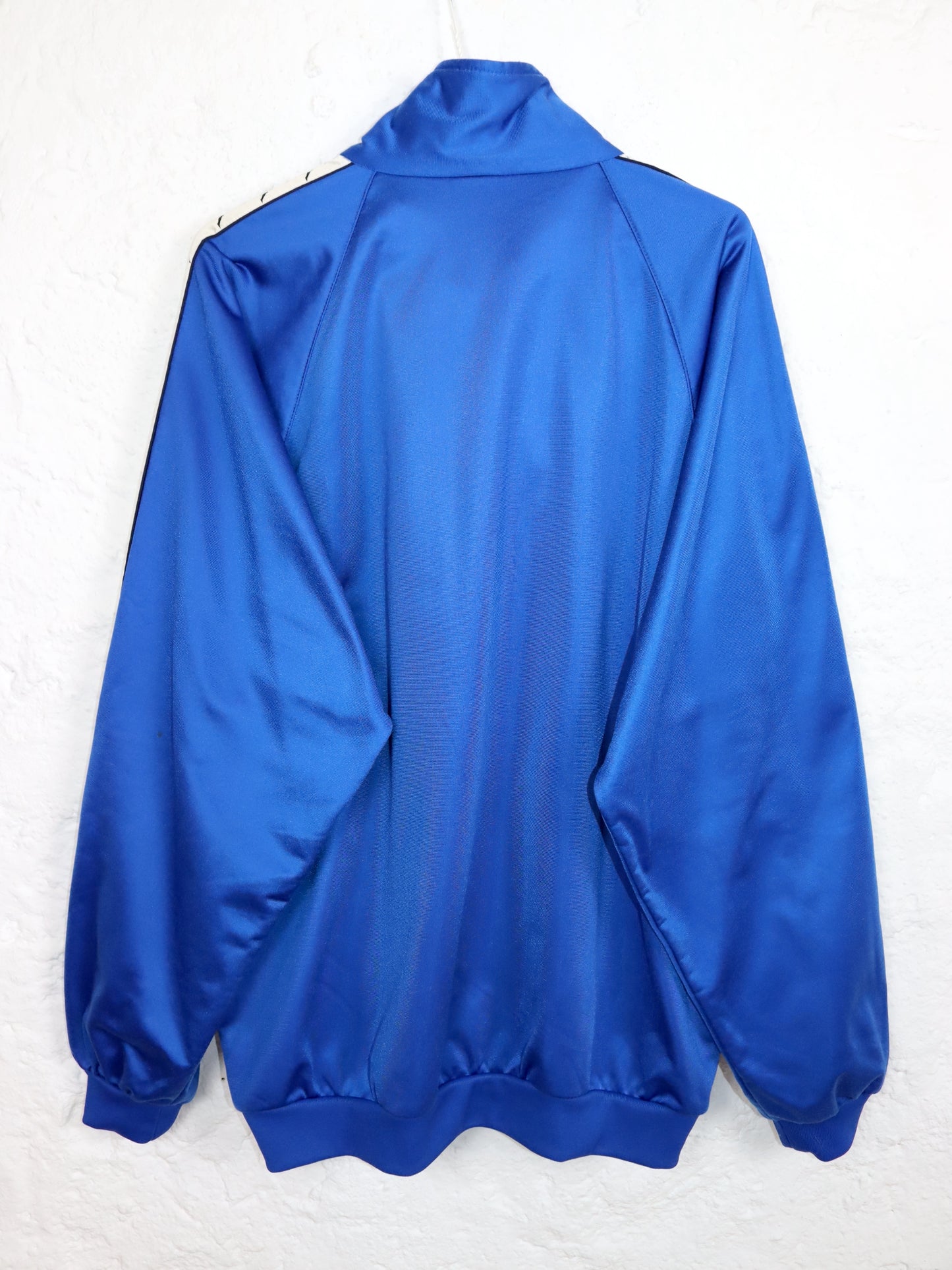 Vintage 80s 90s KAPPA tracksuit jacket stand-up collar blue white XL