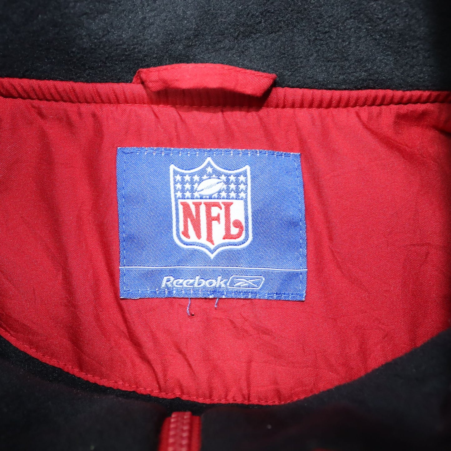 Vintage jacket lined red SF 49ers NFL REEBOK xl
