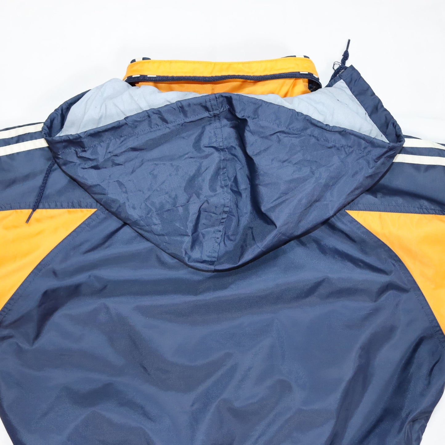 Vintage rain jacket lightly lined yellow dark blue Gore-Tex ADIDAS 164 S