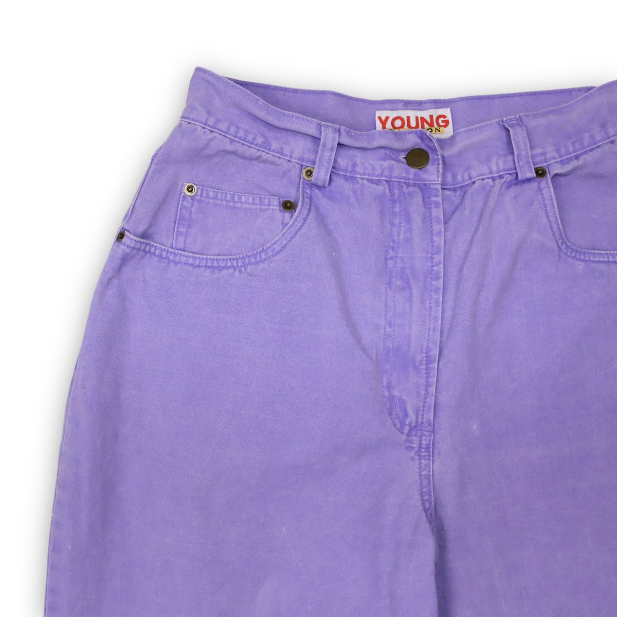 Vintage jeans high waist mom jeans lilac YOUNG Fashion S