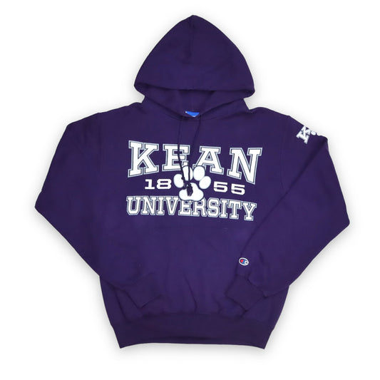 Vintage Hoodie Pullover Lila Kean University 1855 CHAMPION S
