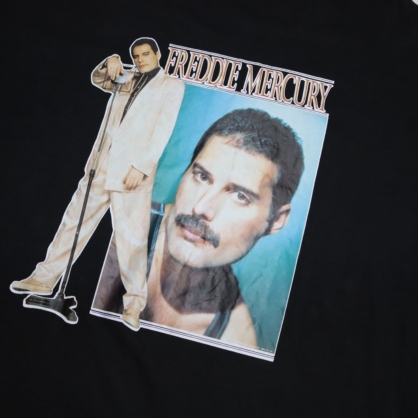 Vintage t-shirt FREDDIE MERCURY print short-sleeved L