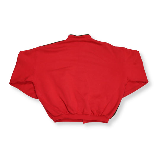 Vintage Cardigan Sweatshirt braun rot TRACTOR M