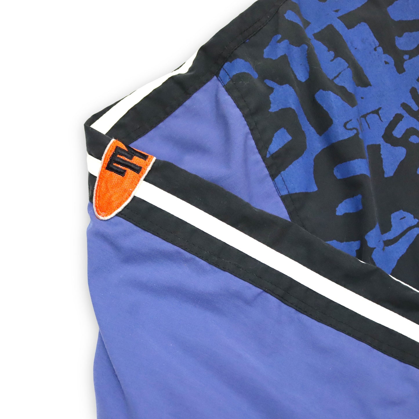 Vintage training jacket blue black SKITT XL