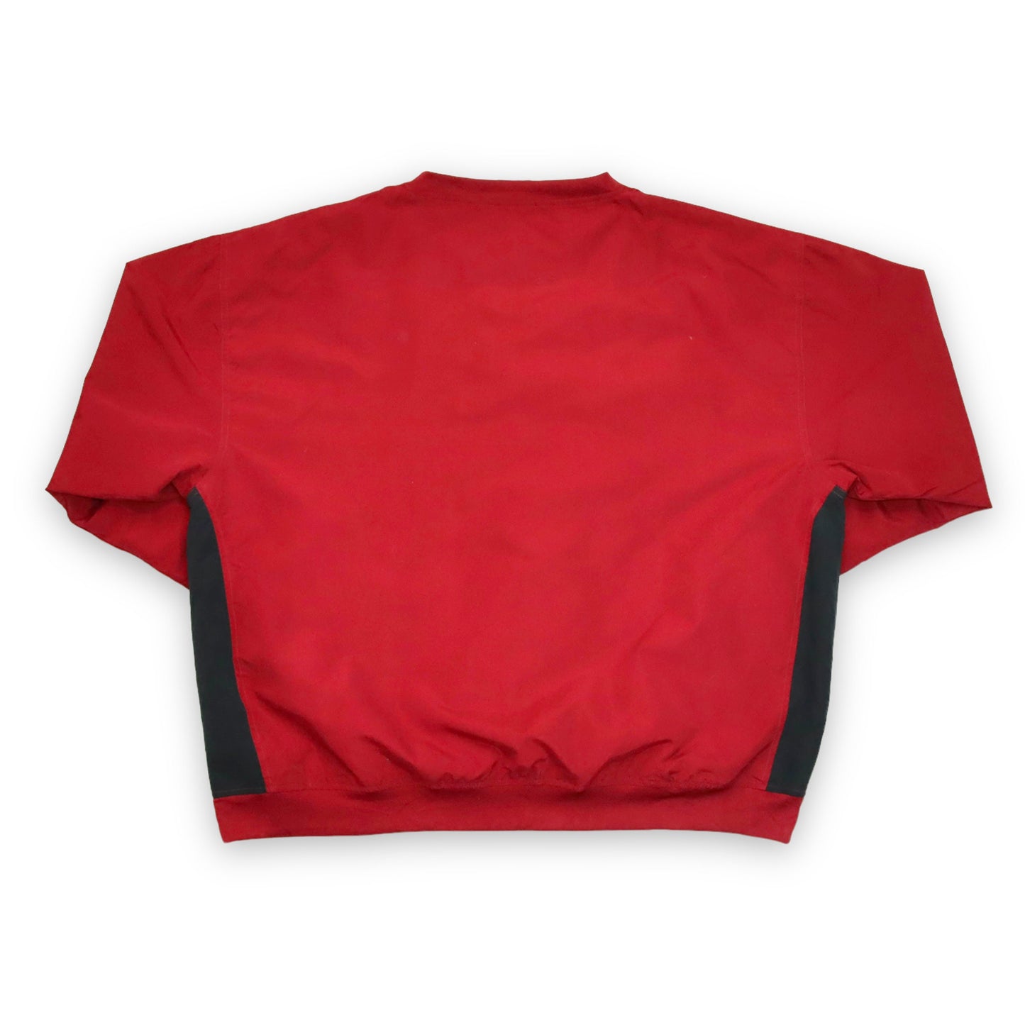 Vintage Windbreaker Jacket V-Neck Dragon Red Black KNIGHTS APPAREL 2XL