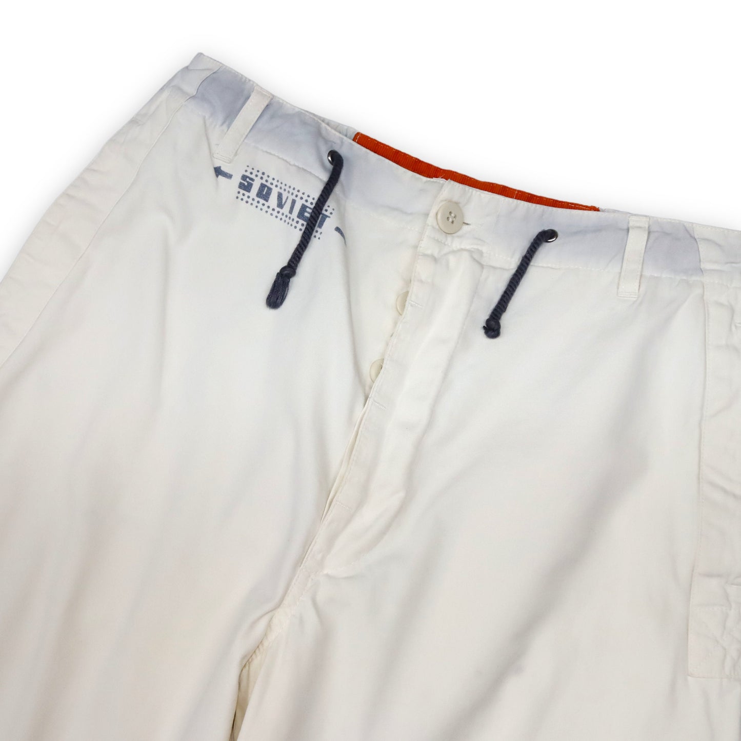 Vintage Baggy Pants Stoffhose creme Deadstock SOVIET W34