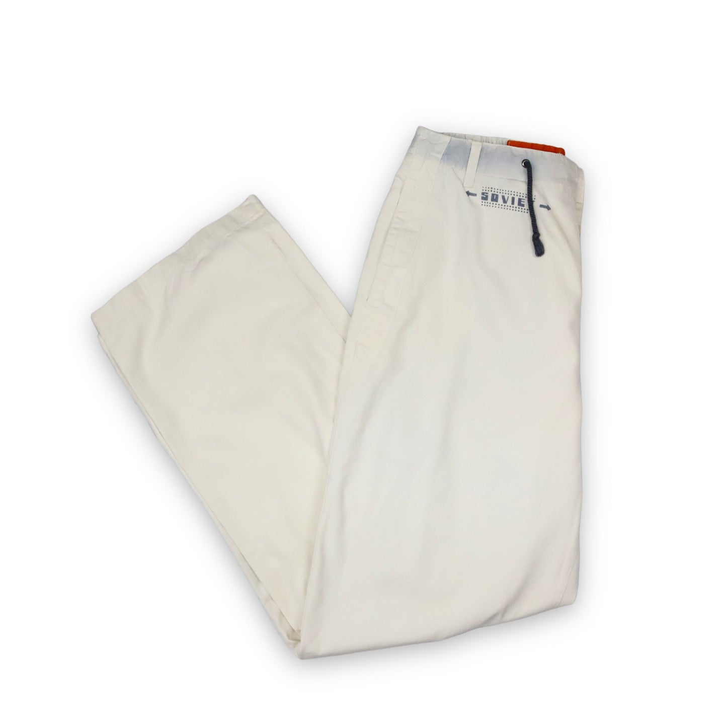 Vintage Baggy Pants Stoffhose creme Deadstock SOVIET W34