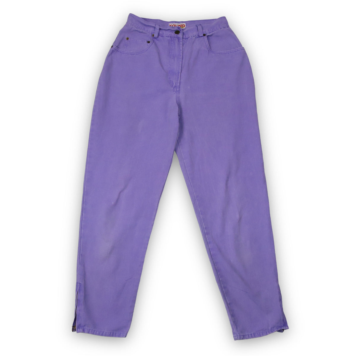 Vintage jeans high waist mom jeans lilac YOUNG Fashion S