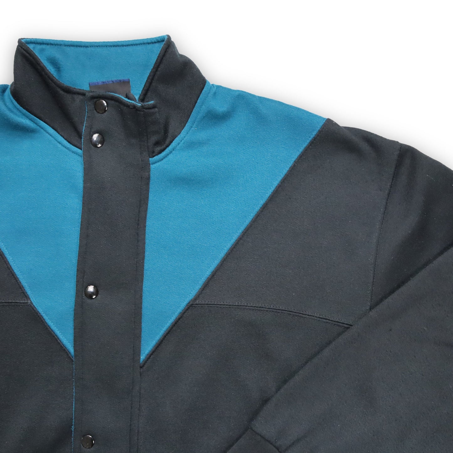 Vintage sweat jacket jacket black blue CLAYBROOKE XXL