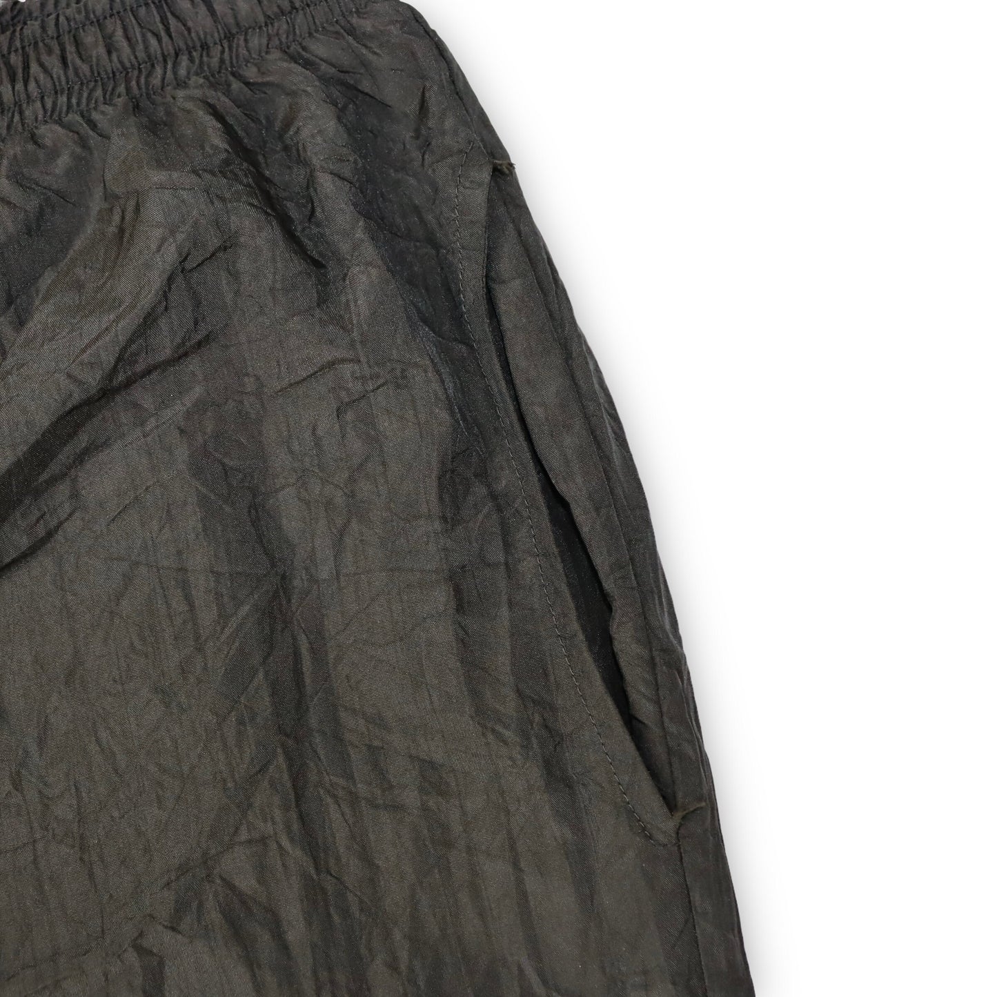 Vintage sweatpants training pants baggy gloss black XL