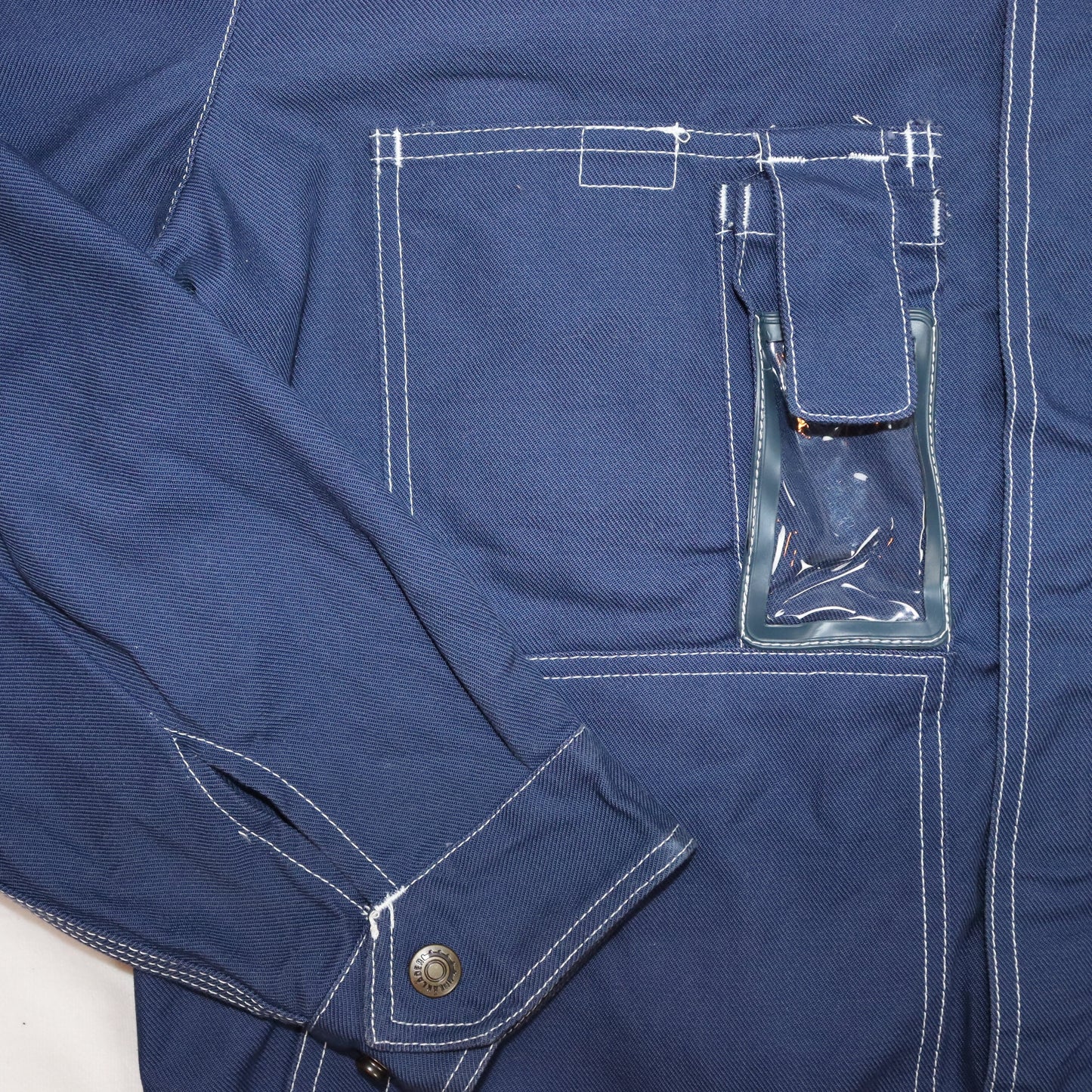 Vintage workwear used look jacket work jacket blue BLAKLÄDER L