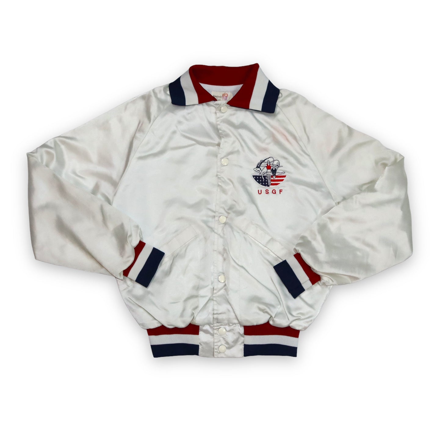 Vintage jacket bomber jacket white USGF King Louie XS 34