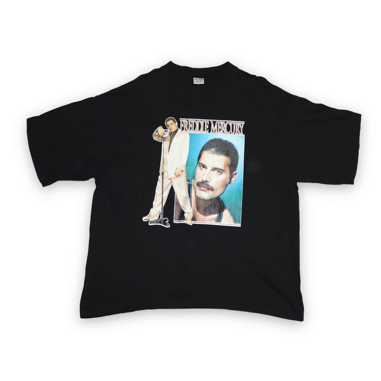 Vintage t-shirt FREDDIE MERCURY print short-sleeved L