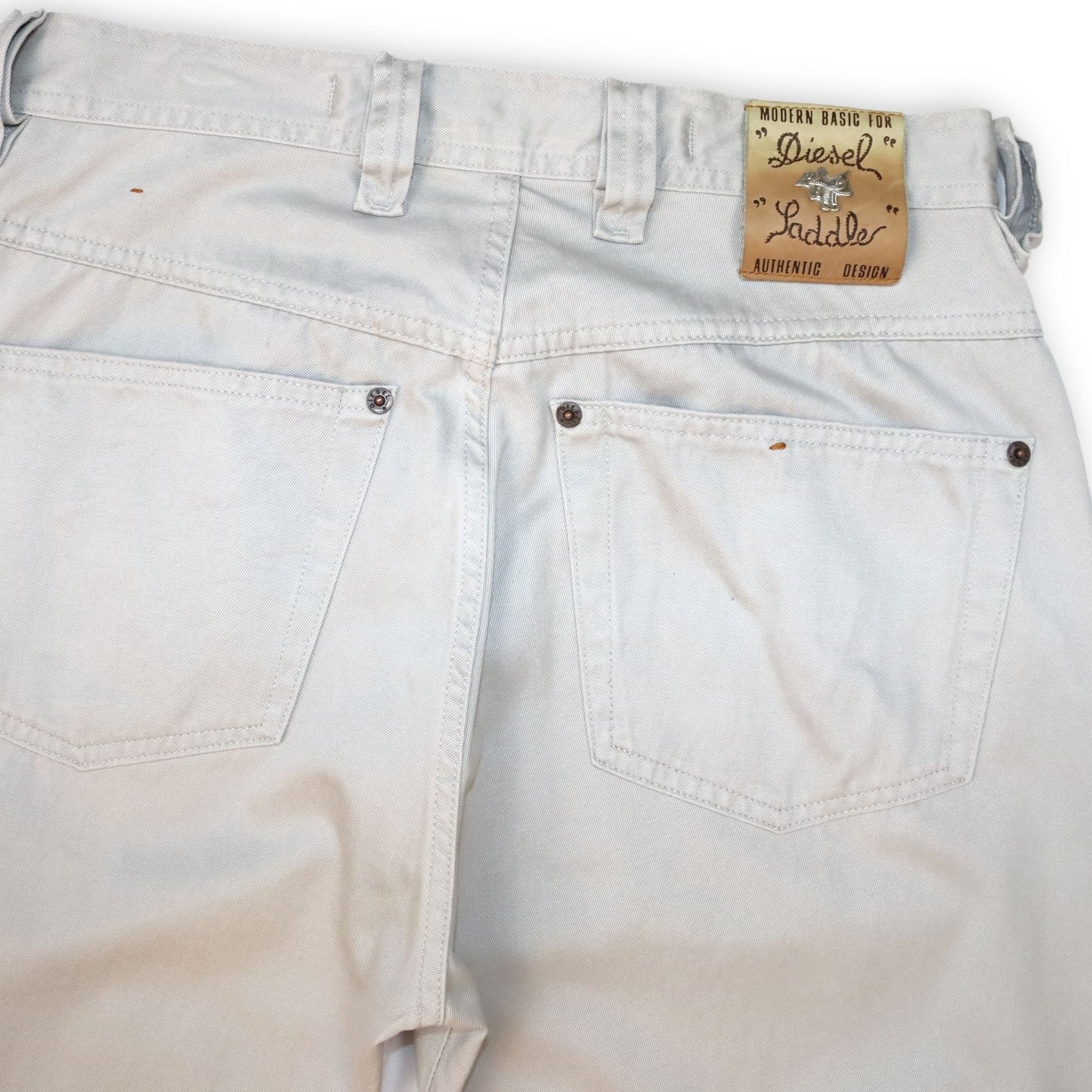 Vintage Jeans Hose Baggy hellgrau Deadstock DIESEL W30