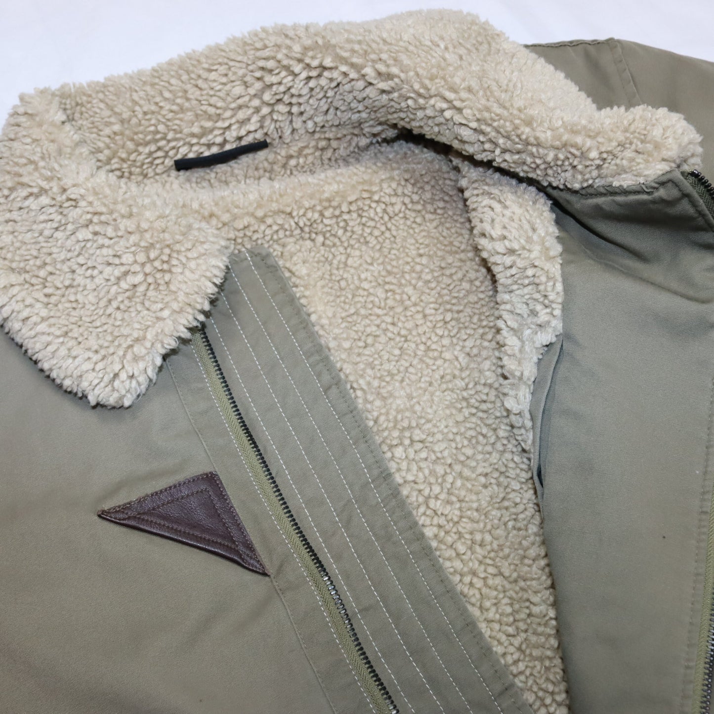 Vintage jacket lined flight jacket khaki deadstock WRANGLER XXL