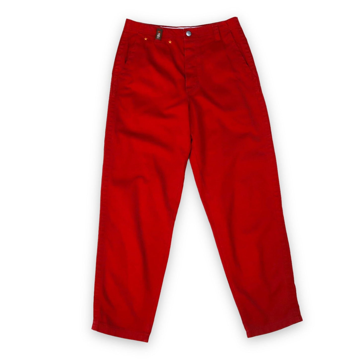 Vintage Baggy Pants Stoffhose rot Deadstock SOVIET W34