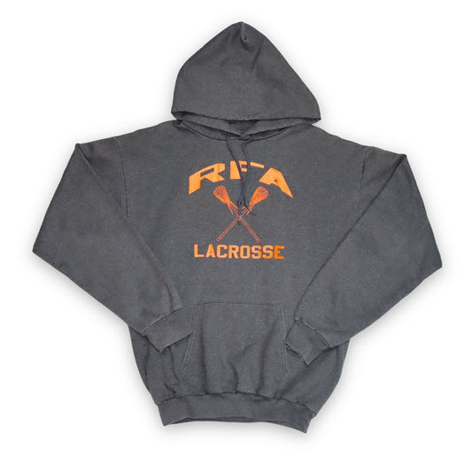 Vintage Hoodie Pullover grau RFA Lacrosse CHAMPION M
