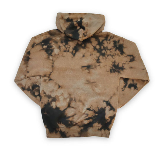 Vintage Hoodie Pullover upcycled self-made Batik Lafayette Lancers Jerzees S