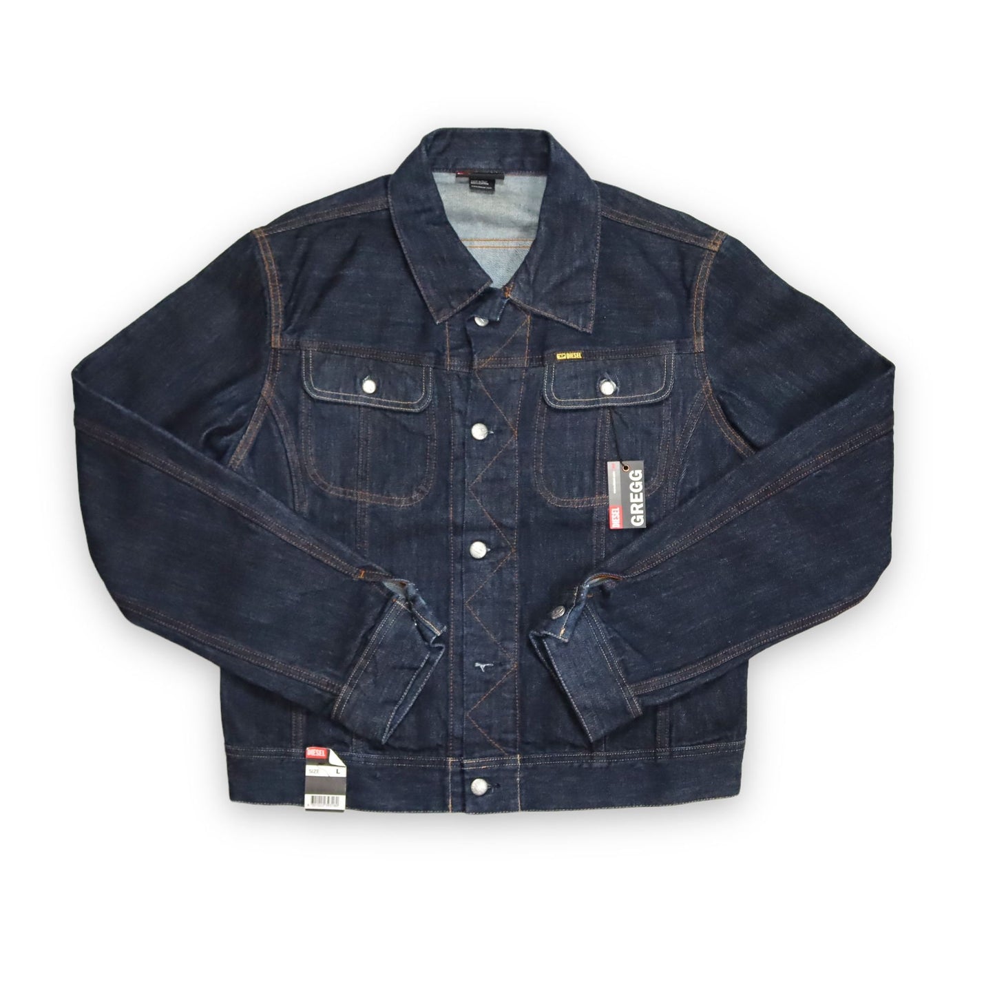 Vintage denim jacket jacket dark blue Deadstock DIESEL L