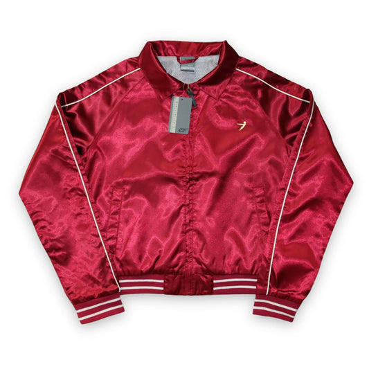 Vintage Y2K Jacke Glanz rot Deadstock 55DSL DIESEL M/L