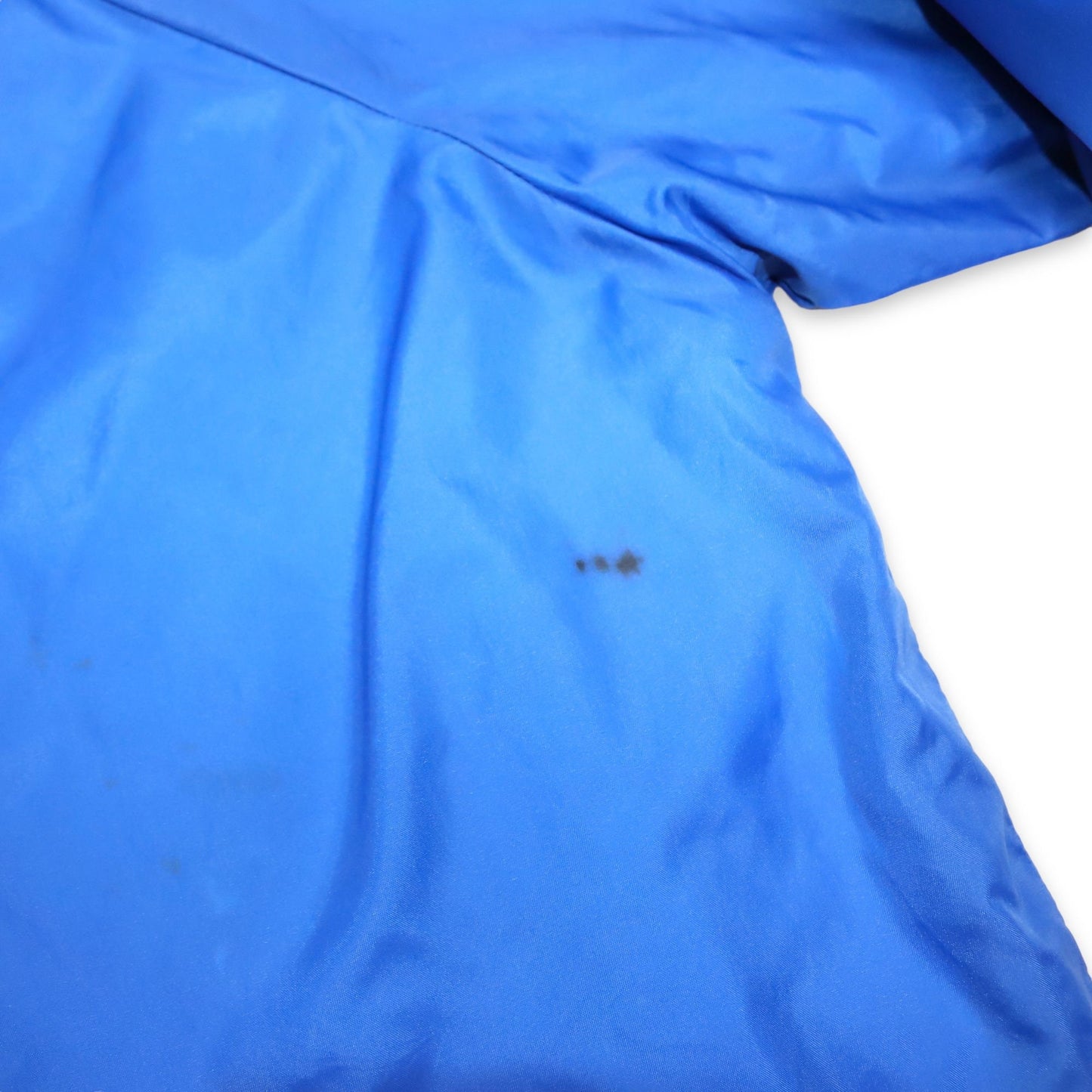 Vintage AUBURN Windbreaker Jacket Button Front Blue John Lee Paint Co. Print Back XL