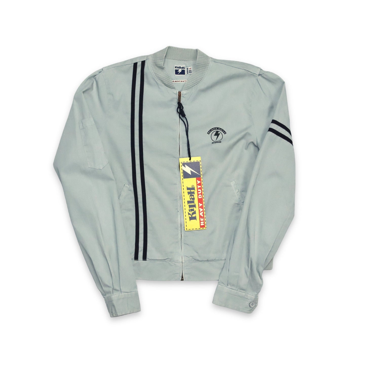 Vintage Y2K KILLAH Thin Jacket Gray Deadstock M
