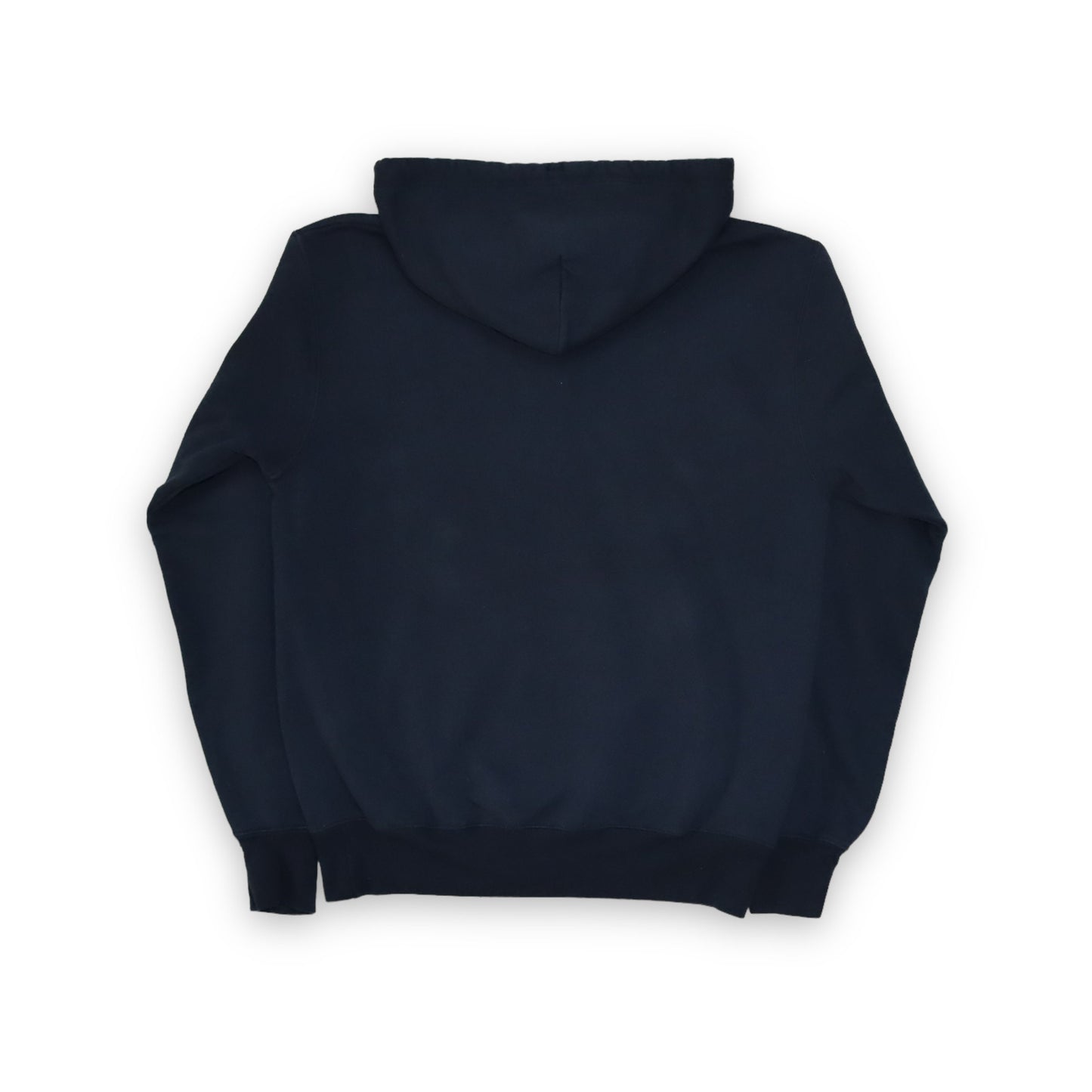 Vintage CHAMPION Hoodie Pullover Zipper New England College dunkelblau S