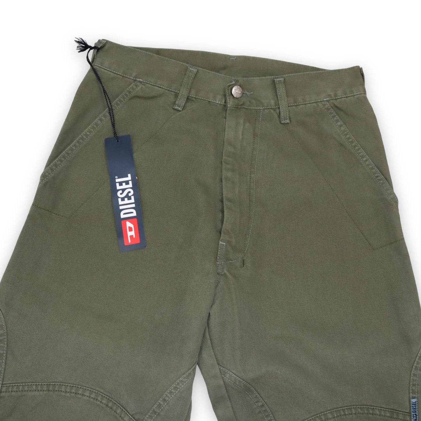 Vintage DIESEL Baggy Cargo Pants khaki Deadstock W27 36