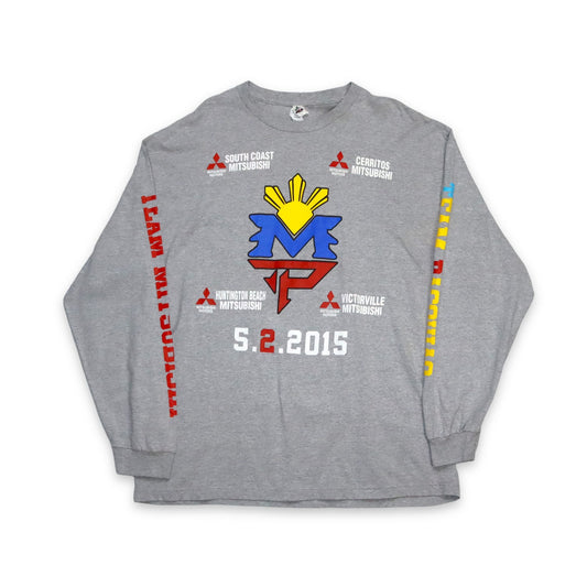 ALSTYLE Shirt Longsleeve grau Mitsubishi 2XL