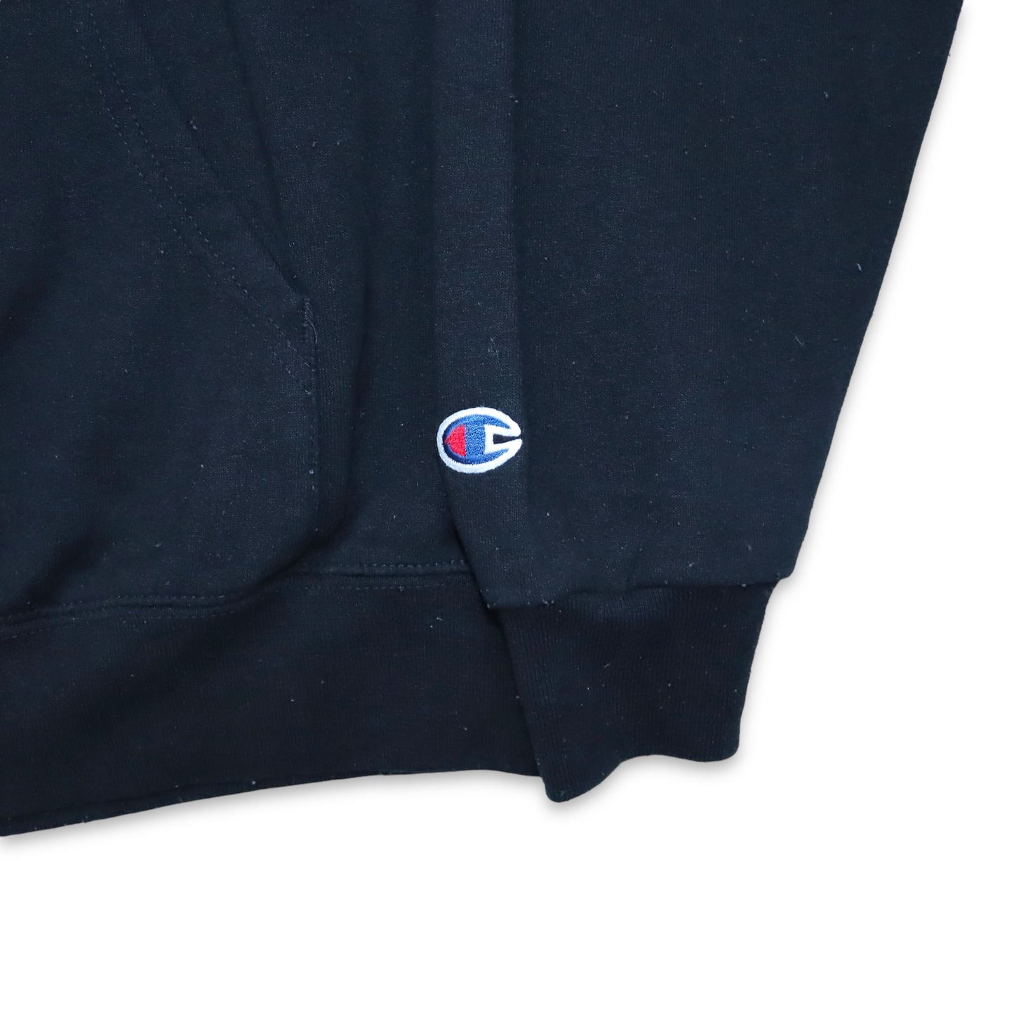 Vintage CHAMPION Hoodie Pullover schwarz Western New England University M