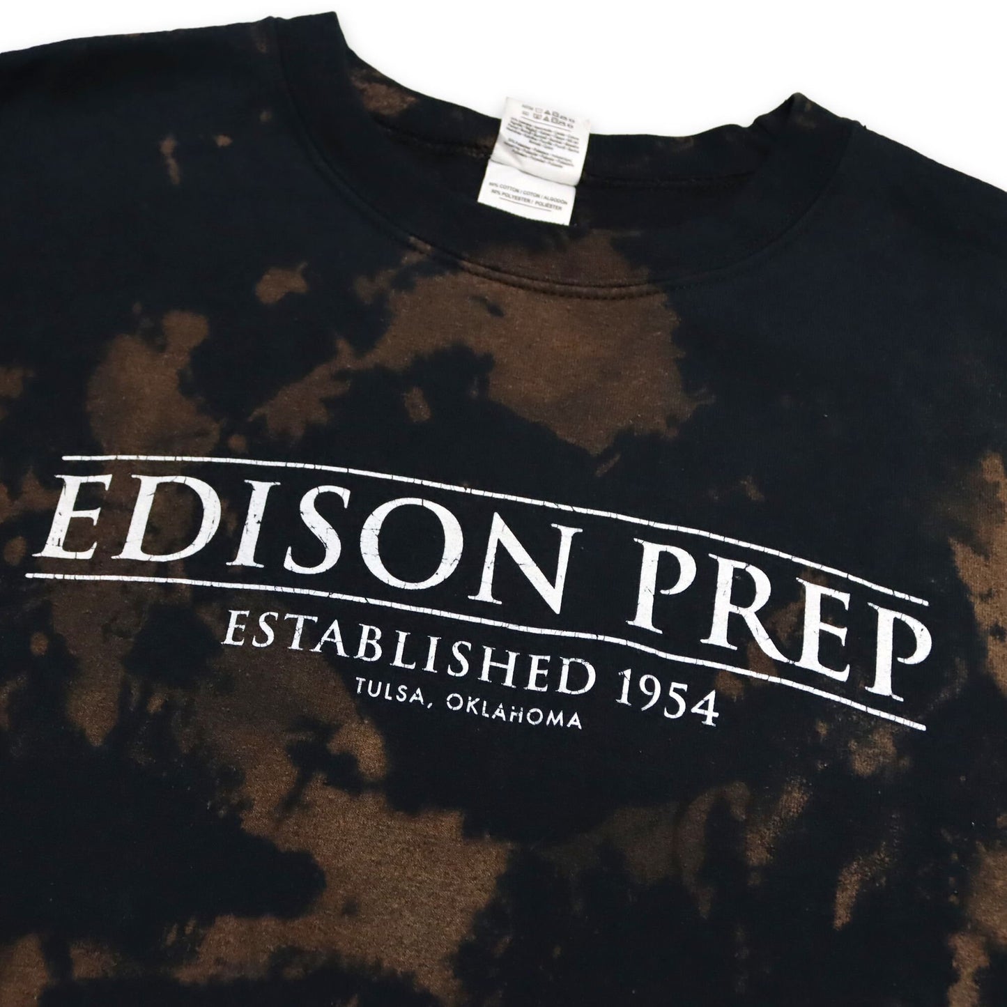 Vintage GILDAN Sweatshirt upcycled selfmade Batik Edison Prep S