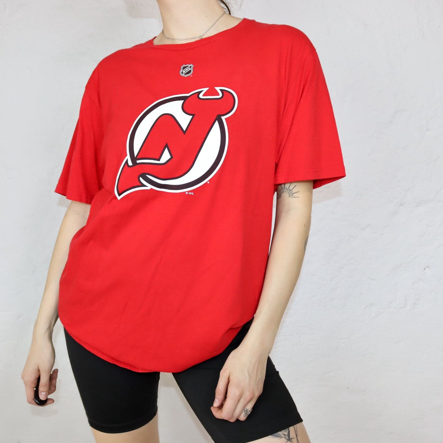 Vintage T-Shirt kurzarm rot NHL Hockey REEBOK L
