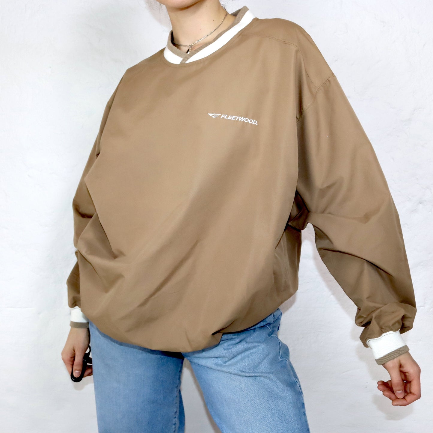 Vintage Jacke Sweatshirt V-Neck LEE Fleetwood L