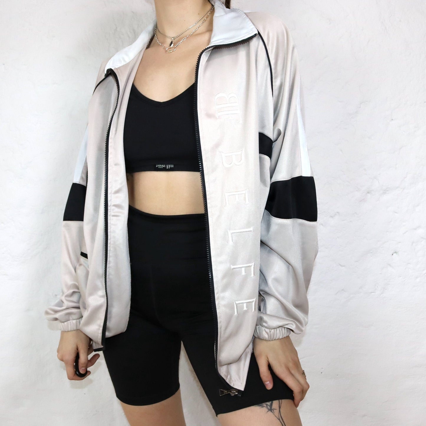 Vintage BELFE training jacket beige XL/XXL