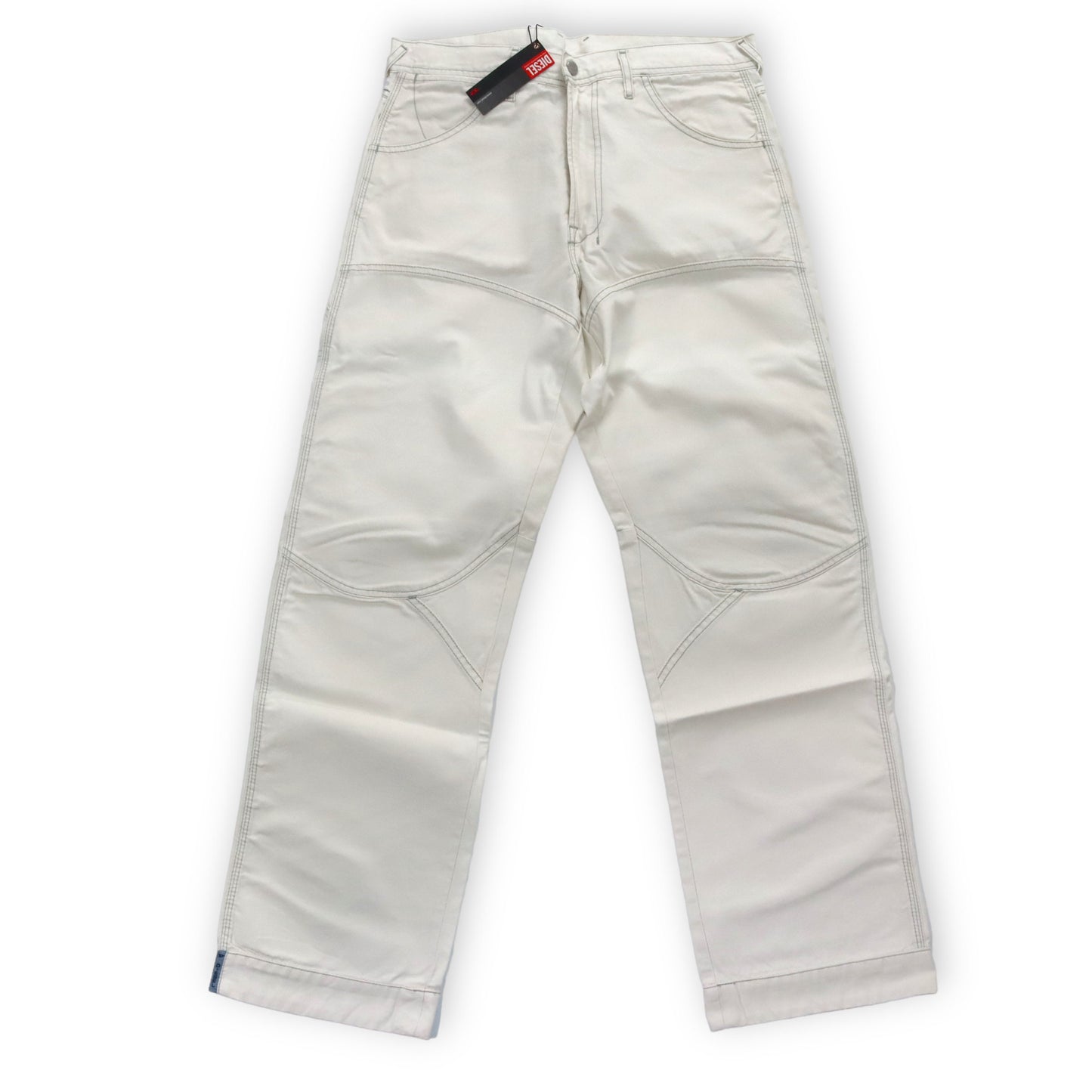 Vintage DIESEL baggy pants cream white deadstock W32