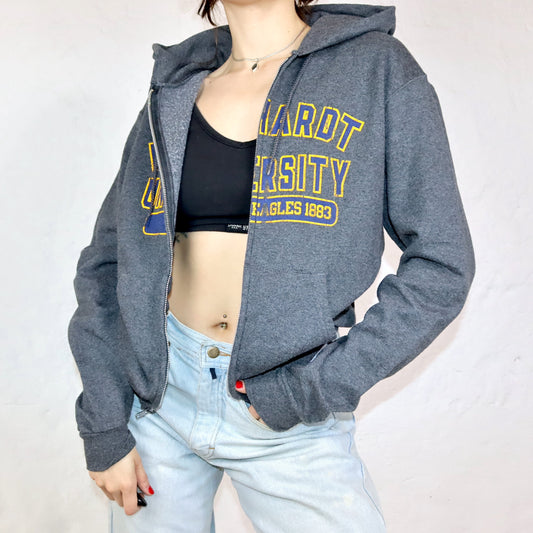 Vintage Hoodie Zipper Jacke Reinhardt University CHAMPION S