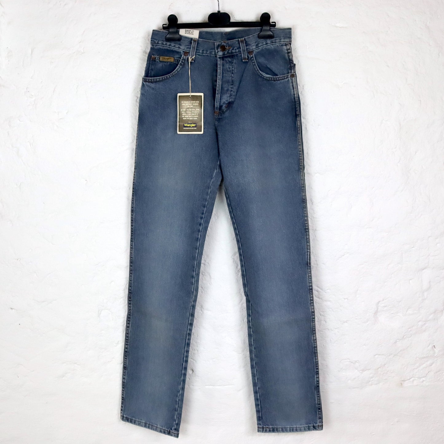 Vintage WRANGLER Jeans Hose Texas Button Straight Leg Deadstock W30 L36