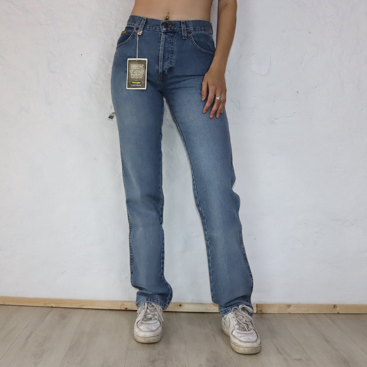 Vintage WRANGLER Jeans Hose Texas Button Straight Leg Deadstock W30 L36