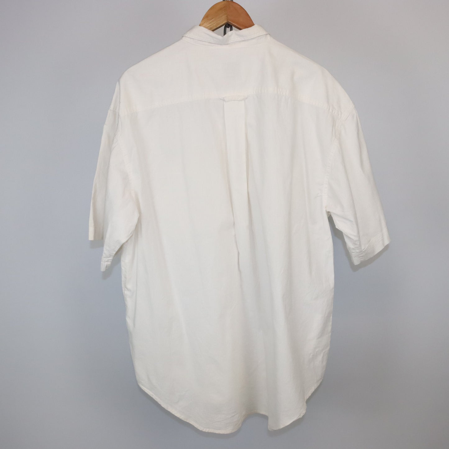 Vintage CENTRAL PARK shirt short sleeve white XXL