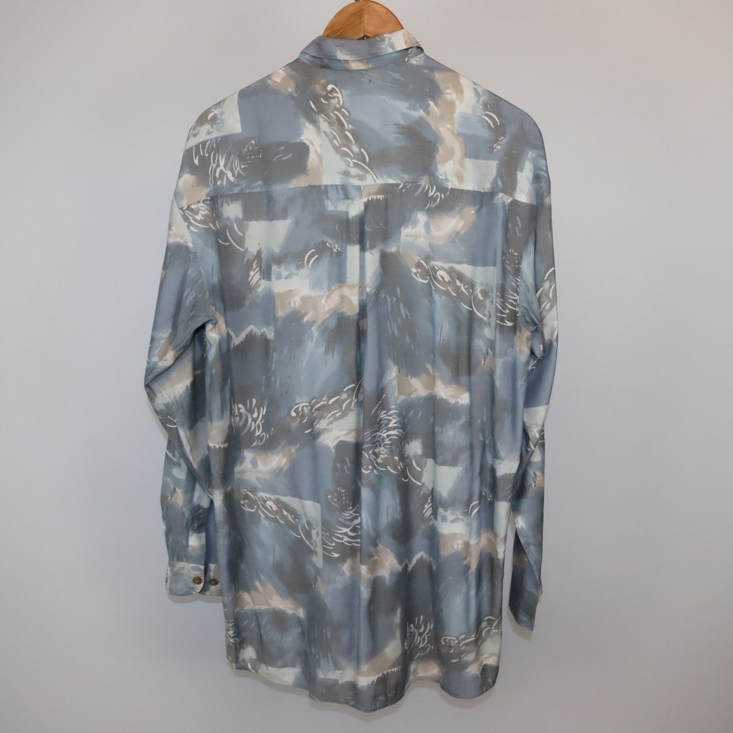 Vintage JUPITER shirt long sleeve crazy pattern M