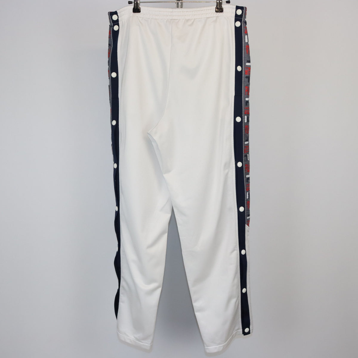 Vintage FILA jogging pants tracksuit pants white with button placket 48 M