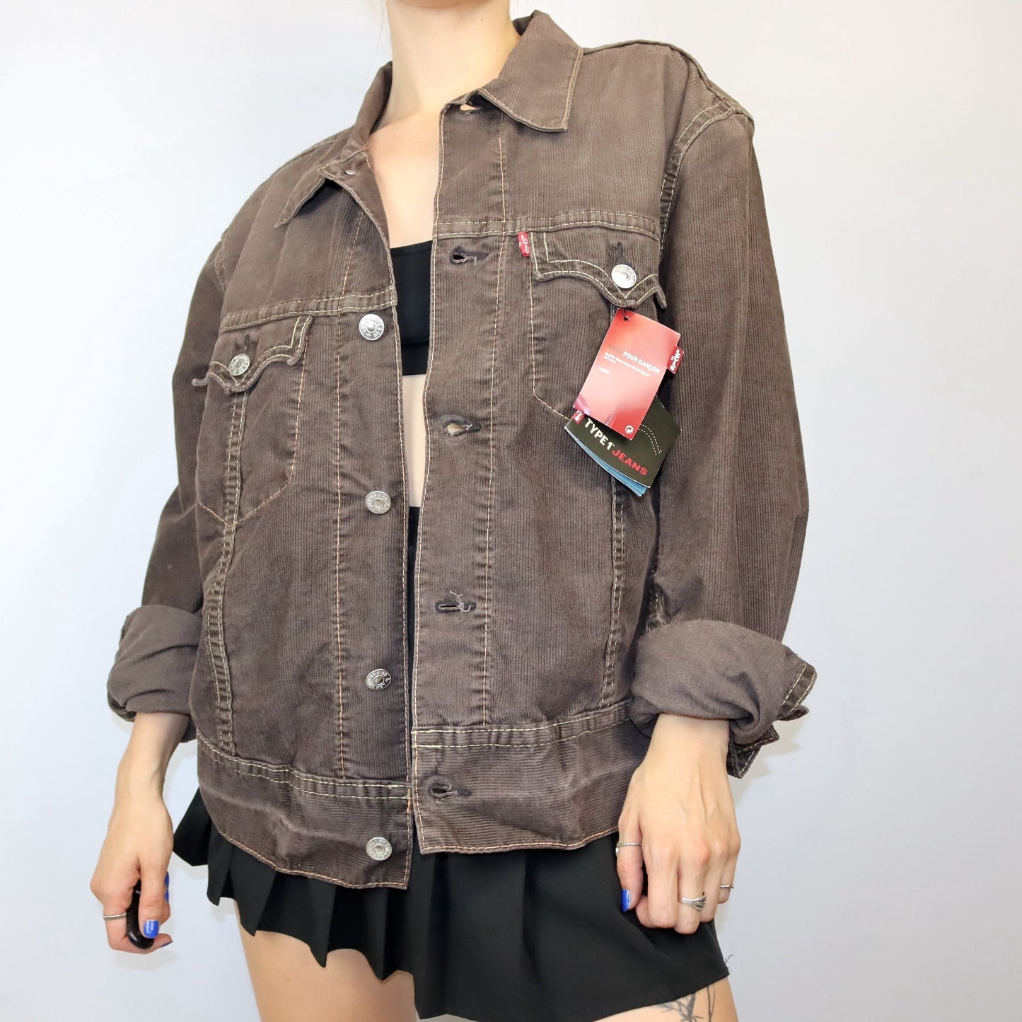 Vintage LEVI’S Cordjacke braun Deadstock XL