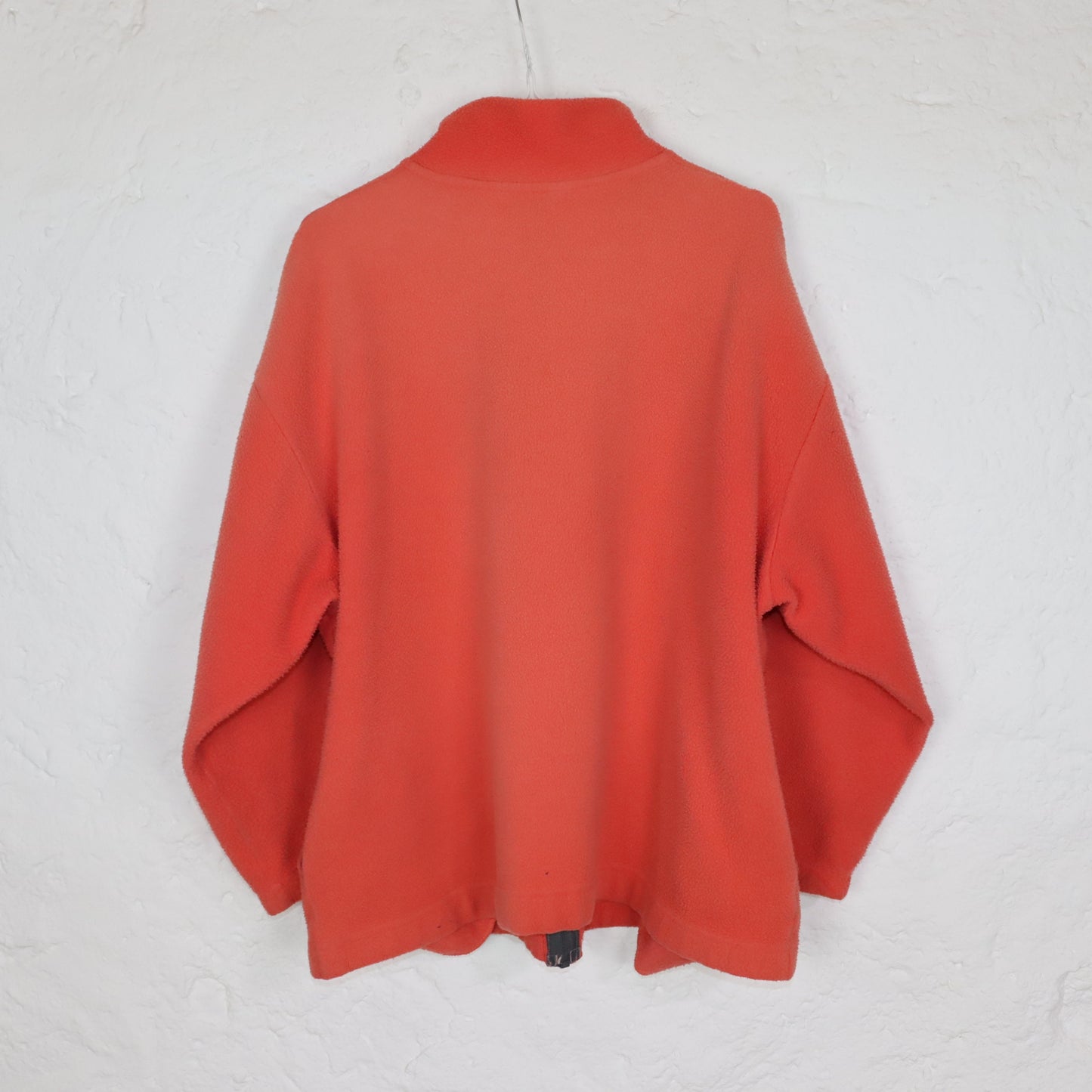 Vintage 80s 90s ETIREL fleece jacket crazy pattern collar M