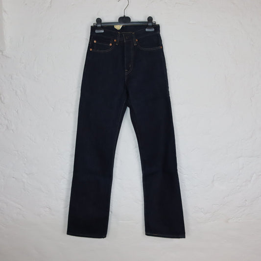 Vintage 90er 00er LEVIS 501 dunkelblau Jeans gerades Bein Deadstock UNGETRAGEN mit Etikett W26 L32