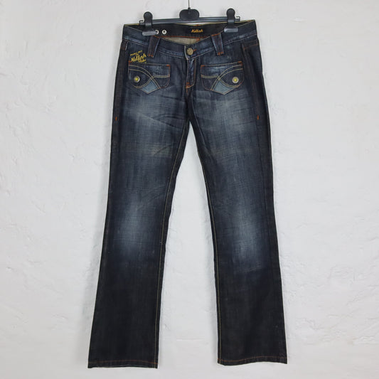 Vintage 90er 00er Y2K KILLAH Jeans Hose low waist Hüfthose Deadstock W30