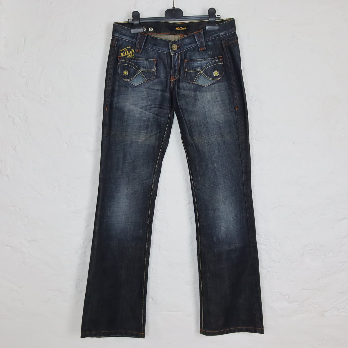 Vintage 90s 00s Y2K KILLAH jeans pants low waist hip pants deadstock W30