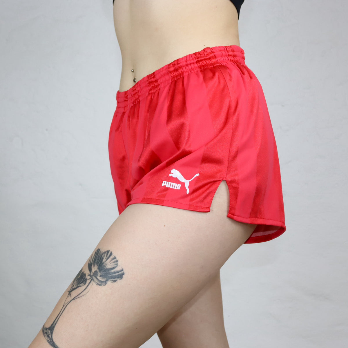 Vintage 80er 90er PUMA Rare Laufshorts Shorts rot Made in West-Germany M
