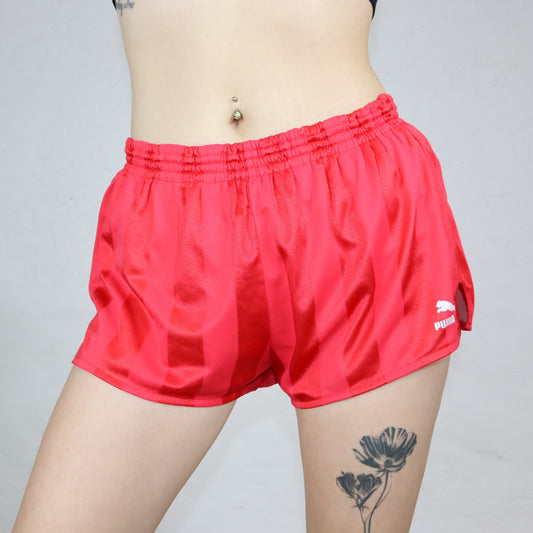 Vintage 80er 90er PUMA Rare Laufshorts Shorts rot Made in West-Germany M