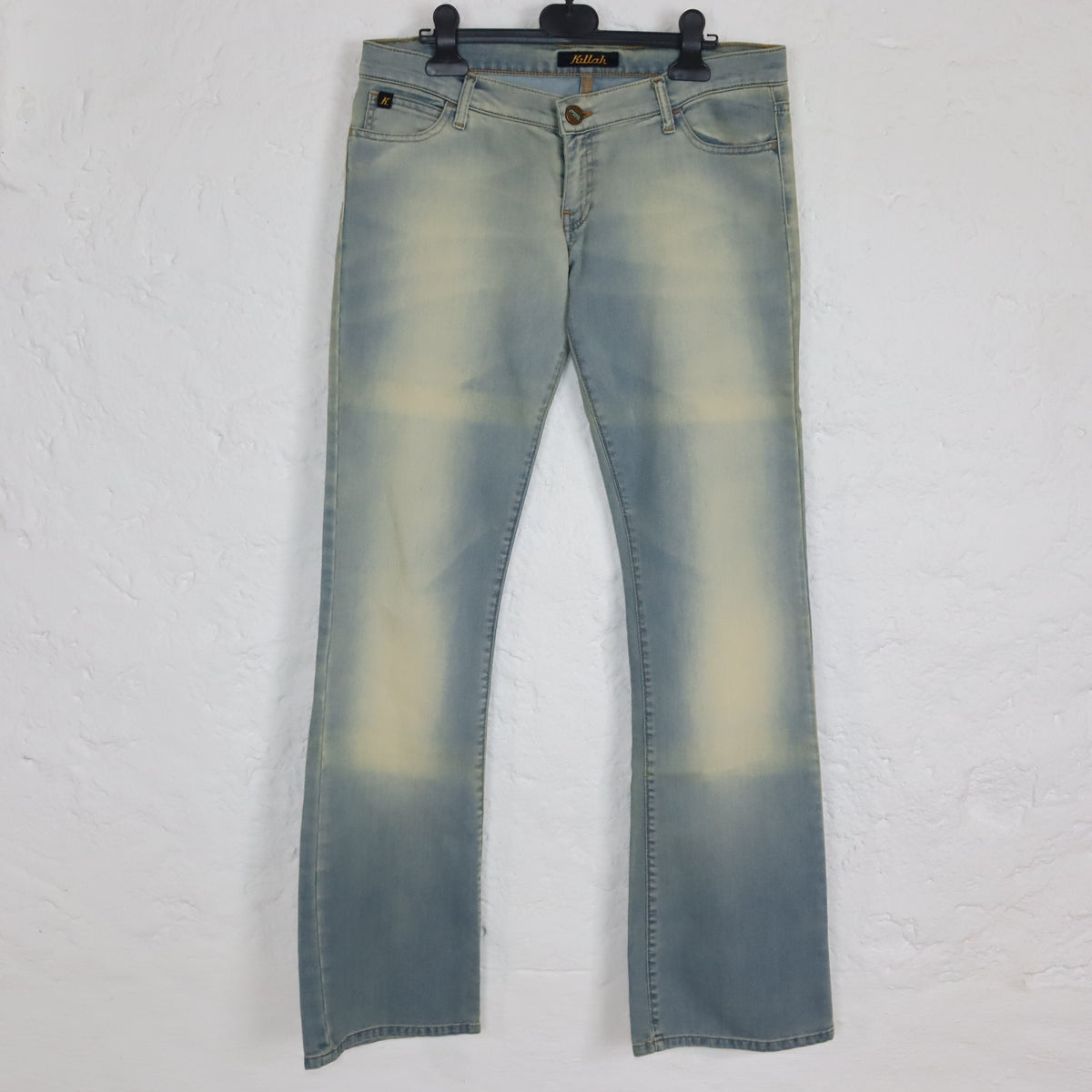 Vintage 90er 00er Y2K KILLAH Jeans Hose low waist Hüfthose Schlaghose Deadstock W31