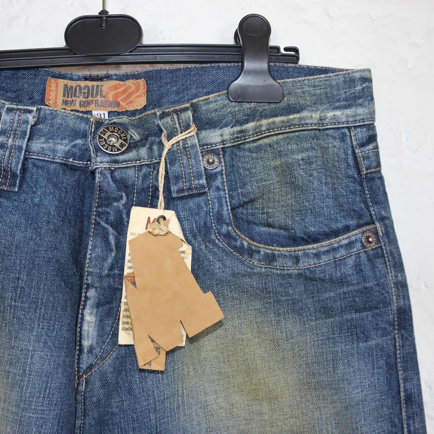 Vintage 90s 00s Y2k MOGUL Baggy Jeans Pants Wide Leg Deadstock W31